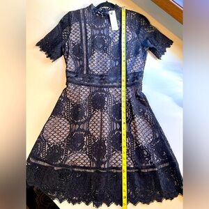 BB Dakota LBD lace little black dress, NWT, size 8 Aria $104 retail